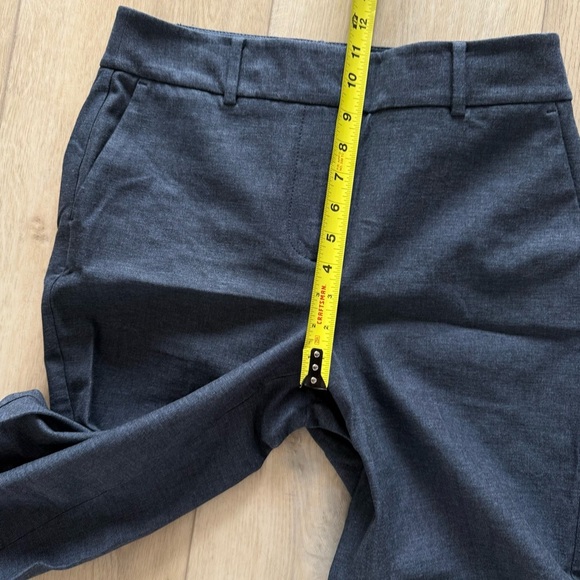 Talbots Luxe‎ Stretch Slim Leg Career Trousers Polished Denim Navy Women’s 4 NEW - Picture 10 of 11